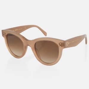 CELINE D-frame acetate taupe brown sunglasses